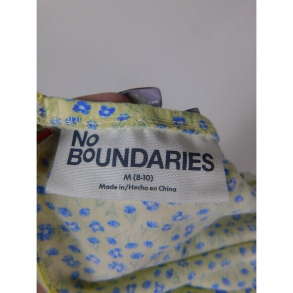 No Boundaries Dress Womens Medium Floral Puff Sleeve Midi Summer Boho Casual - Picture 10 of 12